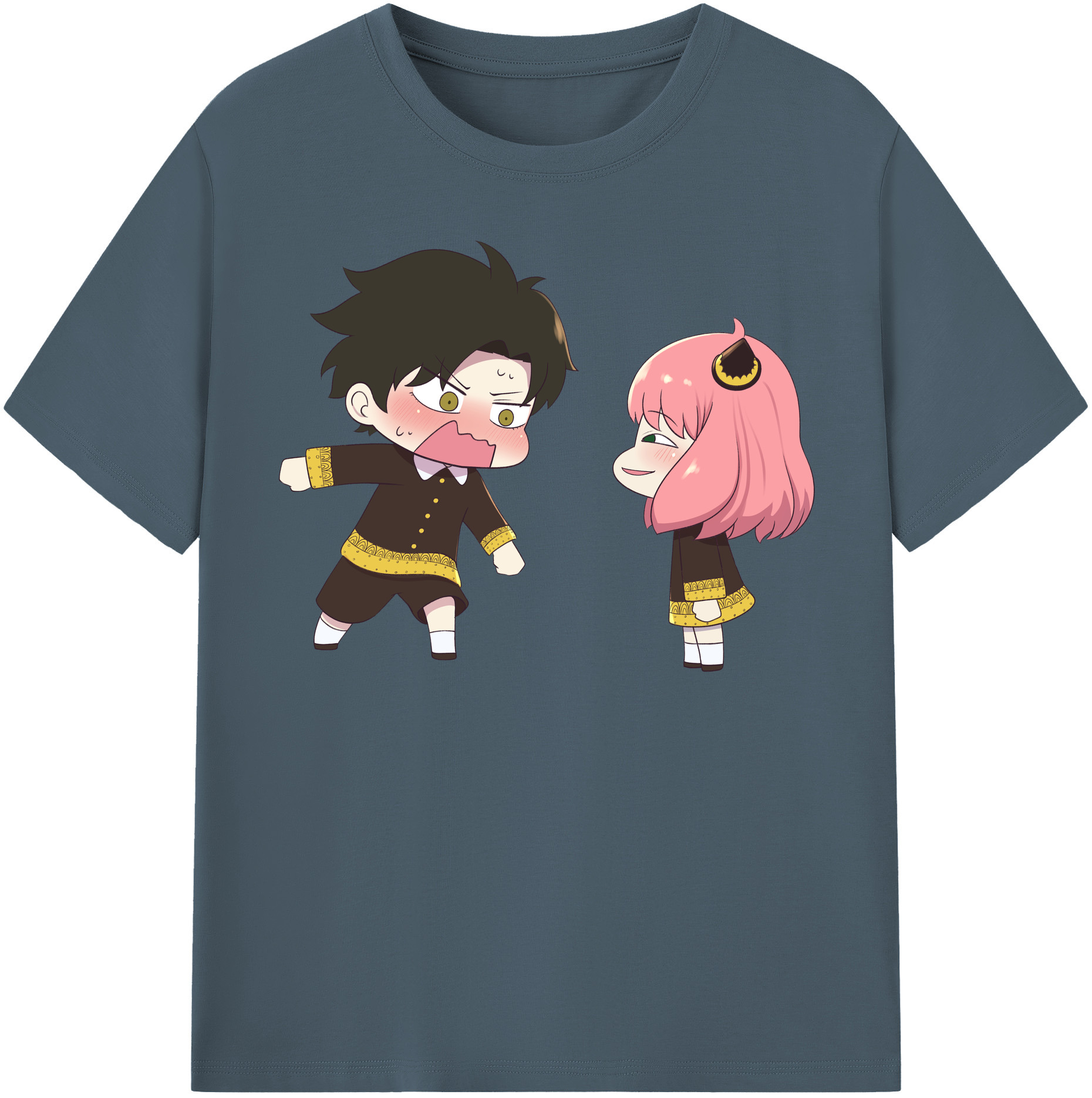 （画像用） SPY×FAMILY间谍家家酒 綿100％半袖Tシャツ（フロントプリント）